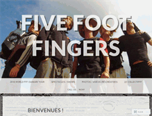 Tablet Screenshot of fivefootfingers.com